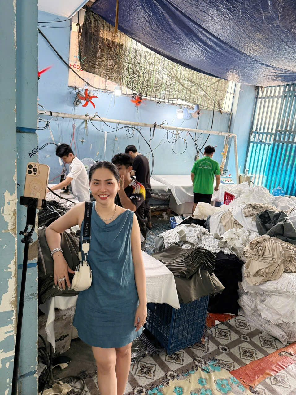 Nguyễn Ngọc Giàu — người sáng lập POLOMIMIN tại xưởng may