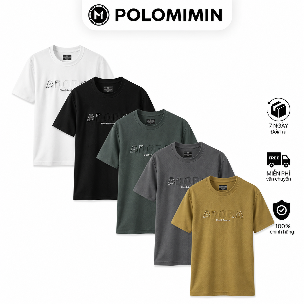 Áo Polo Phối Vai